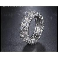 ราคา แหวนเพชรCz แหวนรอบวง (22434808297)