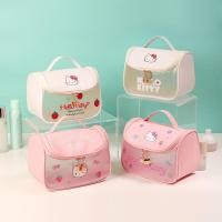 ราคา กระเป๋าใส ใส่เครื่องสำอางค์พกพา Sanrio Character มีหูหิ้ว งานลิขสิทธิ์แท้ วัสดุเป็น PVC มีซิปปิด ขนาด 24*18.5 cm (23684446840)