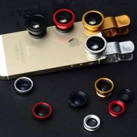 ราคา ลดกระหน่ำ!3 In 1 Universal Clip Lens for Mobile Phone Fish Eye + Macro Lens + Wide Angle (7206297)