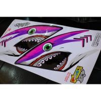 ราคา สติ๊กเกอร์ฉลาม ดรีม Supercub ฉลามดัดฟัน (1437331224)