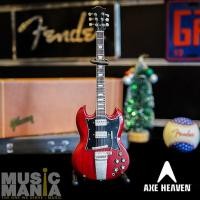 ราคา โมเดลกีต้าร์ Axe Heaven - Classic wine finish double cutaway Mini Guitar Replica Collectible พร้อมขาตั้งโมเดลฟรี !!! (9518546226)