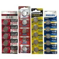 ราคา ได้ถ่าน5ก้อน CR2032 Lithium 3V(Panasonic,Maxell,Toshiba,Philips) (42372452920)