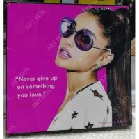 ราคา Ariana Grande home decor รูปแต่งบ้าน รูปตกแต่งผนัง รูปภาพ ของแต่งบ้าน ของแต่งห้อง ของแต่งคอนโด ของแต่งร้าน รูปวาด singer (6131769555)