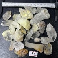 ราคา (B87) 349 กรัม หินควอตซ์ใส จากธรรมชาติ (Clear Quartz, Crystal Quart,เคลียควอตซ์) แร่ดิบ หินหายาก หินสะสม (45300319305)