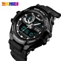 ราคา SKMEI New Men Fashion Sports Watch Digital Casual Wristwatches Alarm Dual Display Waterproof Military Chrono Watches 135 (6494867831)