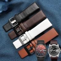 ราคา สายนาฬิกาหนังแท้สําหรับดีเซล Dz4343 Dz1657 Dz4323 กันน้ํา Sweat-Proof ผู้หญิง Watchband อุปกรณ์เสริม 22 24 26 28 30 มม. (40323638601)