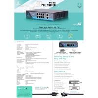 ราคา POE Switch 8+2 Ports 10/100/1000 Mbps (22443265810)