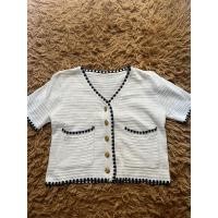 ราคา เสื้อไหมพรมสีขาวกระดุมทอง (20175115201)