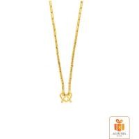 ราคา AURORA สร้อยคอลายปล้องเงา น้ำหนัก 1 บาท ทองแท้ 96.5% * ของแท้* (2272194780)