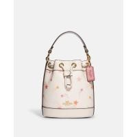 ราคา ของแท้100% พร้อมส่ง Coach Dempsey Drawstring Bucket Bag 15 กระเป๋าโค้ช ขนมจีบ ลาย starprint (23231385836)