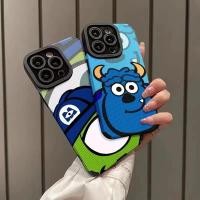 ราคา เคสสําหรับIphone 11Pro Max 15/16/17PRO MAX 11 12/6/7/8/Plus XR Xmax/14promax Little BlueและสีเขียวMonstersเคสโทรศัพท์รวมทุกอย่างLambskinกันกระแทกปกอ่อน (41914882342)