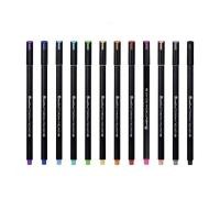 ราคา ปากกาตัดเส้น Quantum Chroma Fineliner 12 สี 0.4 มม.1 โหล 120 บาท (24489813385)
