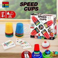ราคา [พร้อมส่ง]Speed Cups เกมส์เรียงถ้วย เสริมพัฒนาการ เปิดการ์ด หยิบแก้วเรียงสี กดกระดิ่ง เล่นได้ 6 คน (25982566728)