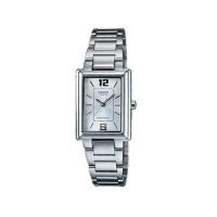ราคา LTP-1238D-7A Casio Ladies นาฬิกาข้อมือผู้หญิงสายสเตนเลส สีเงิน หน้าปัดสีขาวมุก (8069458055)