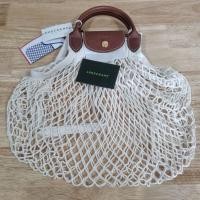 ราคา ของใหม่ NEW LONGCHAMP LE PLIAGE FILET สีขาวครีม หายากสุดๆๆ ของแท้ พร้อมส่ง (8958891771)