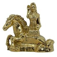 ราคา นางกวัก เรียกทรัพย์ ค้าขาย มหาลาภ เงินทอง แม่นางกวักนั่งบนหลังม้า วัสดุทองเหลือง 2.7 นิ้ว home decor by boss (20132830945)