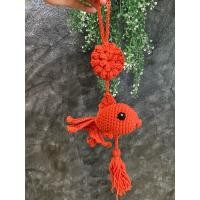 ราคา โมบายไหมพรม ปลาทอง โมบายตกปต่งบ้าน ไหมพรมปลาทอง รับโชค (25259715643)