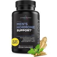 ราคา Livingood Daily Mens Hormone Support อาหารเสริมเพื่อ Vitality & Balance, 14-in-1 Testosterone Booster for Men with Ashwagandha, Maca, DIM, Zinc, Saw Palmetto, วิตามิน B12 & More, V (53304608650)