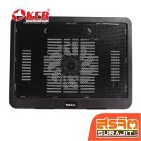 ราคา OKER พัดลมNB ขนาดใบพัด 2.5 นิ้ว รุ่น Cooler Pad M19 Black (23447) (26528860980)