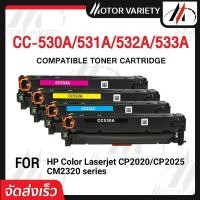ราคา MOTOR หมึกเทียบเท่า CC530A/530A/CC530 CMYK /HP 304A/CANON 318 BK/CRG 318 For HP Printer CP2025 (6377144209)