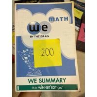 ราคา สรุปคณิตศาสตร์ math we by the brain (43307060966)