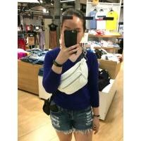 ราคา BERSHKA กระเป๋าคาดเอว แต่งสายโซ่ สีขาว ของแท้ (8229186916)