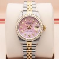 ราคา Rolex Rolex Log Type 69173 อัตโนมัติ Swiss นาฬิกาผู้หญิงด้านหลัง Dial เข็มแหวนเพชร (55206350905)