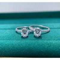 ราคา แหวนเพชรCZ 2 กะรัต เงินแท้ 92.5% ชุบทองคำขาว (29302186245)