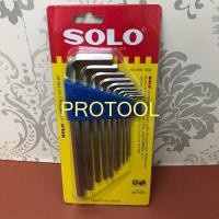 ราคา ประแจ ประแจตัวแอล ประแจหกเหลี่ยม 10 ชิ้น หัวตัด SOLO No.906 MM (6761224527)