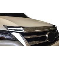 ราคา คิ้วกันแมลงฝากระโปรงหน้า FORTUNER 2015-2019 ชุบโครเมี่ยม,ดำด้าน Ao (16940261591)