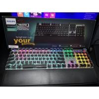 ราคา PHILIPS SPK8614 MECHANICAL KEYBOARD ปุ่ม Punk Keycab คีย์บอร์ดเกมมิ่ง แมคคานิคคอลบลูสวิทช์ (3917962280)