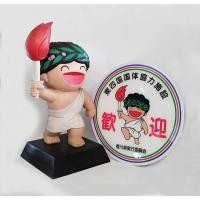 ราคา มาสคอตโอลีฟคุง ไม้แกะสลักตัวใหญ่ งานเก่า มาสคอตของจังหวัดจังหวัดคางาวะ พร้อมป้ายอะคริลิค (29630407261)