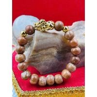 ราคา BA-02-250165 สร้อยข้อมือปี่เซี๊ยะ หินพระธาตุเขาสามร้อยยอด ถ้ำขุมทรัพย์ ขนาดข้อมือ 18 ซม. (12274127545)