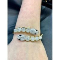 ราคา กำไลงู กำไล ข้อมือ ผู้หญิง เป็นตัวงู พันรอบ ข้อมือ กำไลข้อมือทอง กำไลข้อมือ กำไล ลายเกร็ดงู ฝังเพชร คริสตัล (16733891135)