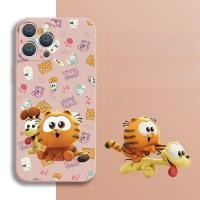ราคา เคสมือถือ Garfield ลายการ์ตูนน่ารักแบบใหม่1เคสมือถือกันกระแทกคลุมทั้งเครื่องสำหรับ iphone15/14/13/12/11 (29505058673)