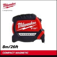 ราคา Milwaukee ตลับเมตรรุ่น COMPACT MAGNETIC 8 เมตร/26 ฟุต 48-22-0626 (9953714621)