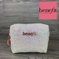 ราคา benefit Sparkly Glitter Pearlescent zip up makeup/cosmetics bag (1775020839)