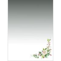 ราคา MOYA กระจกเงาเพ้นท์ลายกุหลาบ แถมอุปกรณ์ตัวยึดแขวนกาวติดกระจก 60x80 ซม. DECORATIVE BATHROOM MIRROR ROSE PAINTED PATTERN (9405372105)