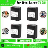 ราคา 7V Dreamdash Li-ion 5000mAh สำหรับรถยนต์ไฟฟ้าเด็ก/รถของเล่น/มอเตอร์ไซค์/รถเข็นเด็ก แทนที่แบตเตอรี่ตะกั่ว (26789575795)