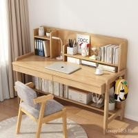 ราคา ยกชุดเด็กพร้อมชั้นวางหนังสือโต๊ะเขียนหนังสือโต๊ะเรียนเขียนไม้เนื้อแข็งเด็กโต๊ะคอมพิวเตอร์ครัวเรือน * โรงเรียนประถมมัธยมต้นสตู (46903539851)