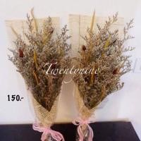 ราคา ดอกแคสเปียจัดช่อ #ดอกไม้แห้ง #ช่อดอกไม้ #ดอกไม้จัดช่อ (4410604904)