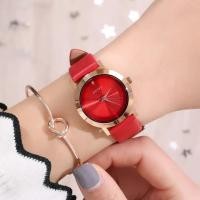 ราคา นาฬิกาแบรนด์แท้ GUOU สายหนัง ขนาดเล็ก 26 mm. ส่งฟรี + เก็บปลายทาง (1453867256)