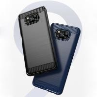 ราคา เคสซิลิโคนคาร์บอนไฟเบอร์ กันกระแทกก สำหรับ Xiaomi POCO X3 NFC Xiaomi Mi Note 10 9 Pro Lite SE A3 POCO F2 Pro Pocophone F1 (6954925260)