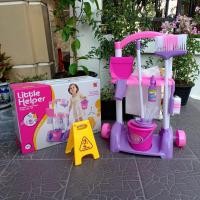 ราคา ชุดรถเข็นทำความสะอาดบ้าน Little Helper พร้อมอุปกรณ์ ครบชุด (7640049556)