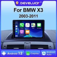 ราคา For BMW X3 E83 2003 - 2011 2 Din Android 12 Car Radio GPS Navigation 4G WIFI Carplay Auto intellige (47654573632)