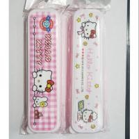 ราคา ชุด set Hello Kitty ช้อน ส้อม ตะเกียบ มาพร้อมกล่อง (2073455457)