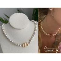 ราคา 100% ของแท้แท้ใหม่ DIOR 30 Montaigne ซีดีสร้อยคอมุก (20693867827)