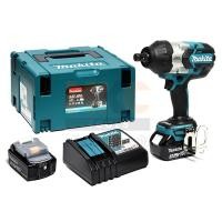 ราคา MAKITA บล็อกไร้สาย 3/4" 1050NM 18V DTW1001RFJ RFE (รวมแบตเตอรี่และแท่นชาร์จ) (18219696239)