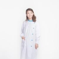ราคา Bella Vita เสื้อกาวน์คอจีนป้ายตัวยาวแขนยาว ขาวแต่งฟ้า (50004662172)