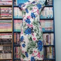 ราคา มือสอง กี่เพ้าลายวินเทจ sizeL-XL (9512542682)